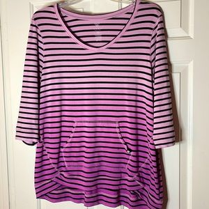 L.I.V.I. By Lane Bryant - Ombré Style Knit Top